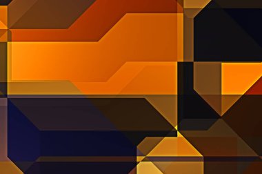 Üçgen arka planda üst üste dizayn ediliyor. Soyut geometrik duvar kağıdı. Geometrik renkli üçgen şekiller.