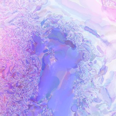 El yapımı sürreal soyut desenli suluboya. Modern sanatsal resim. 2D çizim. Arkaplan boyası karışımı. Yaratıcı duvar sanatı. Çağdaş sanat.