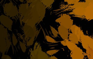 Vahşi fırça darbeleriyle yaratıcı soyut resim. Artistik fırça darbeleriyle donatılmış. Renkli ve canlı bir tasvir. Boyalı sanat.