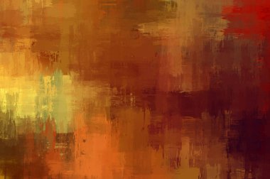 Çapraz vahşi fırça darbeleriyle arka plan. Renkli ve canlı bir tasvir. Boyalı sanat. Yaratıcı soyut resim.