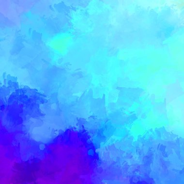 Duvar sanatı Eşsiz ve yaratıcı illüstrasyon. Fırça darbesi ile boyanmış. Renkli fırça darbelerinin soyut arkaplanı. Fırçalanmış canlı duvar kâğıdı. Boyalı sanatsal yaratım.