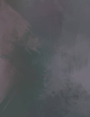 Renkli fırça darbelerinin 2D çizimi. Dekoratif desenli resim. canlı boya desenli arkaplan.