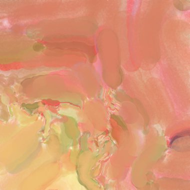 Çağdaş sanat. El işçiliğinin renkli dokusu. Modern resim. Yüzeyde suluboya vuruşlar. Sanatsal arkaplan resmi. Tablo üzerinde soyut resim. Fırça darbeleri. 