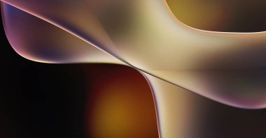 Soyut arkaplan. Değişken renk değişim dalgaları, dinamik hareketlerle. Işık dalgalarının neon renkli soyut tasarımı. Duvar kağıdı, afiş, arkaplan, kart, kitap illüstrasyonu, web sitesi.