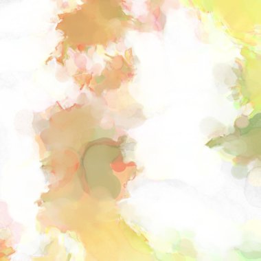 Yumuşak suluboya duvar kağıdı. Hafifçe fırçalanmış renkleri olan sanatsal bir resim. Pastel renkler arkaplana dokunmuş. Soyut duvar sanatı..