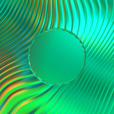 Soyut çerçeveli arkaplan. Renkli, canlı, dalgalı bir duvar kağıdı. Merkezi çerçeveli yaratıcı grafik 2d çizim. Dinamik şekilli modaya uygun sıvı örtüsü.