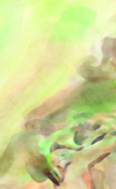 2D çizim. Sanatsal arkaplan resmi. Tablo üzerinde soyut resim. Çağdaş sanat. El yapımı resim. Renkli doku. Modern sanat eserleri. Yüzeyde suluboya fırça darbeleriyle boyama.