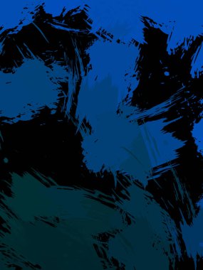 Duvar sanatı Eşsiz ve yaratıcı illüstrasyon. Fırça darbesi ile boyanmış. Renkli fırça darbelerinin soyut arkaplanı. Fırçalanmış canlı duvar kâğıdı. Boyalı sanatsal yaratım.