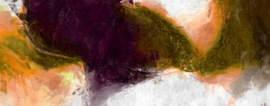 Soyut arkaplanda pürüzlü fırça darbeleri. Fırça boyası. Renkli boya darbeleri. Eşsiz duvar sanatı. Tuvaldeki modern sanat. Renkli çağdaş sanat eserleri. 