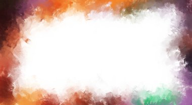 Modern sanat. Taranmış Boyalı Soyut Arkaplan. Fırça darbesi ile boyanmış. Boya darbeleri. 2B Görüntü