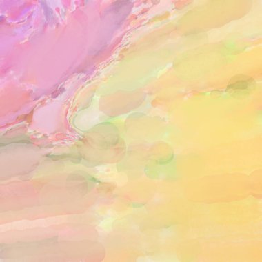 Çağdaş sanat. El işçiliğinin renkli dokusu. Modern resim. Yüzeyde suluboya vuruşlar. Sanatsal arkaplan resmi. Tablo üzerinde soyut resim. Fırça darbeleri. 