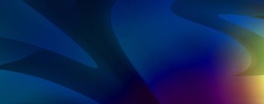 Soyut arkaplan. Renkli dalgalı tasarım duvar kağıdı. yaratıcı grafik 2D çizim. Dinamik şekilli modaya uygun sıvı örtüsü.