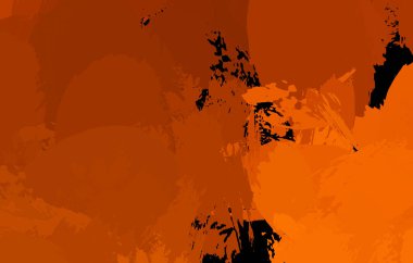 Vahşi fırça darbeleriyle yaratıcı soyut resim. Artistik fırça darbeleriyle donatılmış. Renkli ve canlı bir tasvir. Boyalı sanat.