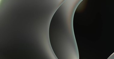 Soyut arkaplan. Değişken renk değişim dalgaları, dinamik hareketlerle. Işık dalgalarının neon renkli soyut tasarımı. Duvar kağıdı, afiş, arkaplan, kart, kitap illüstrasyonu, web sitesi.