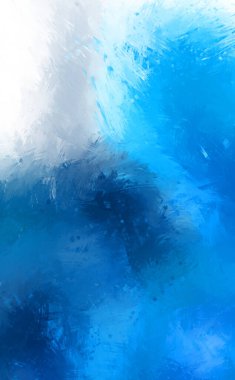 Yaratıcı soyut resim. Artistik fırça darbeleriyle donatılmış. Renkli ve canlı bir illüstrasyon. boyalı sanat