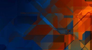 Dinamik bileşime sahip minimalist düz stil içinde modayı takip eden geometrik soyut arkaplan. 