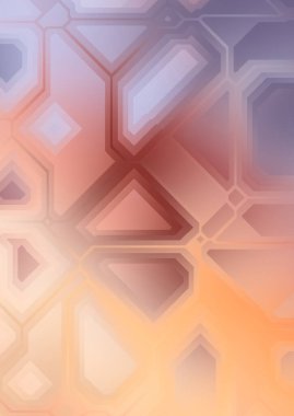 Renkli ve canlı geometrik şekiller katmanları var. Bir teknoloji planının dijital illüstrasyonu. Gelecekçi tasarım şablonu.