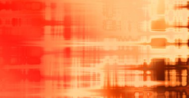 Soyut arkaplan. Yaşlanmış grunge dokusunda geometrik elementler. Farklı renk desenli grafiksel illüstrasyon.