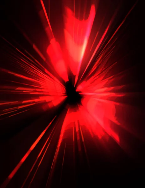 Futurist Lentile Flare Steaua Exploziei Luminoase Particule Linii Strălucitoare Frumoase — Fotografie, imagine de stoc