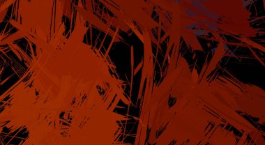 Sanatsal soyut arkaplan. Doku boyalı duvar kağıdı. Boya darbeleriyle yaratıcı bir illüstrasyon. Fırça desenli resim.