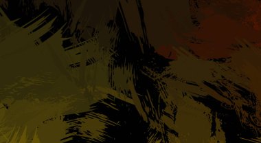 Sanatsal soyut arkaplan. Doku boyalı duvar kağıdı. Boya darbeleriyle yaratıcı bir illüstrasyon. Fırça desenli resim.