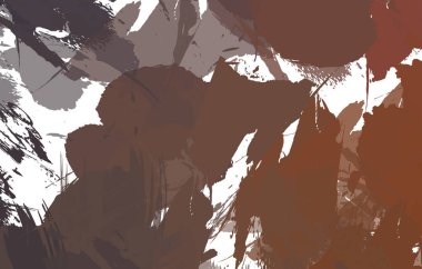 Sanatsal soyut arkaplan. Doku boyalı duvar kağıdı. Boya darbeleriyle yaratıcı bir illüstrasyon. Fırça desenli resim.