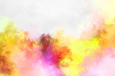 Sanatsal canlılık ve renkli duvar kağıdı. Taranmış Soyut Arkaplan. Fırça darbeli resim. 