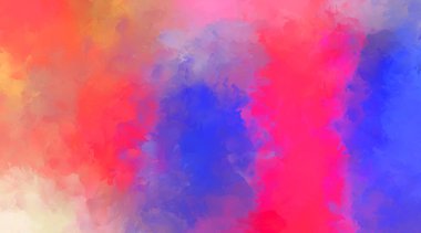 Renkli fırça darbelerinin soyut arkaplanı. fırçalanmış canlı duvar kağıdı. resmedilmiş sanat eseri. Eşsiz ve yaratıcı illüstrasyon.