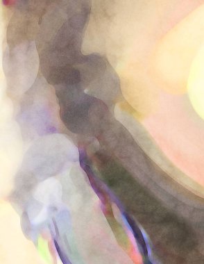 2D çizim. Sanatsal arkaplan resmi. Tablo üzerinde soyut resim. Çağdaş sanat. El yapımı resim. Renkli doku. Modern sanat eserleri. Yüzeyde suluboya fırça darbeleriyle boyama.