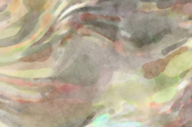 El yapımı sürreal soyut desenli suluboya. Modern sanatsal resim. 2D çizim. Arkaplan boyası karışımı. Yaratıcı duvar sanatı. Çağdaş sanat