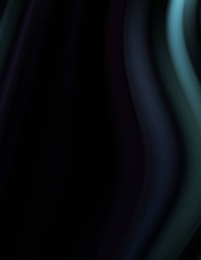 Siyah arka planda renkli düz çizgiler. Sıvı ve sıvı renkli dalgalar karanlıkta akıyor. Duvar kağıdı, afiş, arkaplan, kart, kitap, kapak, poster, afiş, broşür