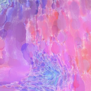 El yapımı sürreal soyut desenli suluboya. Modern sanatsal resim. 2D çizim. Arkaplan boyası karışımı. Yaratıcı duvar sanatı. Çağdaş sanat.