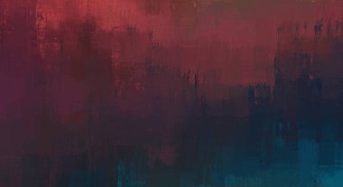 Çapraz vahşi fırça darbeleriyle arka plan. Renkli ve canlı bir tasvir. Boyalı sanat. Yaratıcı soyut resim.