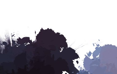 Taranmış Boyalı Soyut Arkaplan. Vahşi kaotik fırça darbeleri. Boya darbeleri. 2D İllüstrasyon. Fırça darbeli resim. 