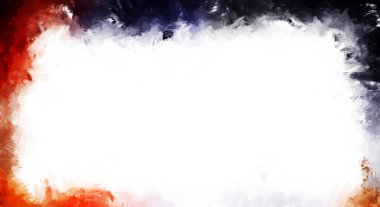 Modern sanat. Taranmış Boyalı Soyut Arkaplan. Fırça darbesi ile boyanmış. Boya darbeleri. 2B Görüntü