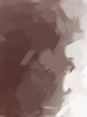 Vahşi fırça darbeleri. Taranmış Boyalı Soyut Arkaplan. Fırça darbesi ile boyanmış. Boya darbeleri. 2B Görüntü.