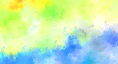 Renkli fırça darbelerinin soyut arkaplanı. fırçalanmış canlı duvar kağıdı. resmedilmiş sanat eseri. Eşsiz ve yaratıcı illüstrasyon.