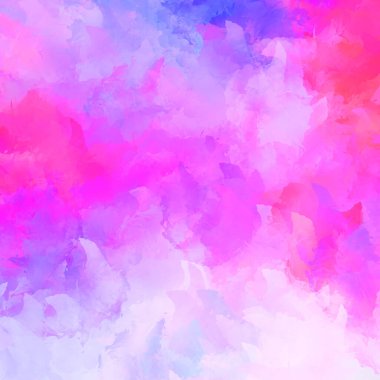 Duvar sanatı Eşsiz ve yaratıcı illüstrasyon. Fırça darbesi ile boyanmış. Renkli fırça darbelerinin soyut arkaplanı. Fırçalanmış canlı duvar kâğıdı. Boyalı sanatsal yaratım.