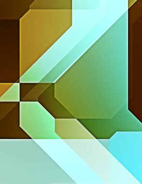 Dairesel şekillerin katmanları renkli ve canlı bir tasarım yaratıyor. Dairelerin sayısal çizimi. Gelecekçi tasarım şablonu.