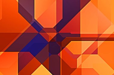 Üçgen arka planda üst üste dizayn ediliyor. Soyut geometrik duvar kağıdı. Geometrik renkli üçgen şekiller.