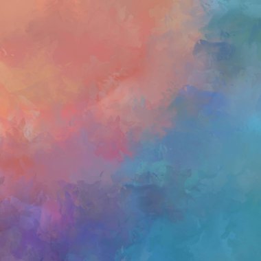 Duvar sanatı Eşsiz ve yaratıcı illüstrasyon. Fırça darbesi ile boyanmış. Renkli fırça darbelerinin soyut arkaplanı. Fırçalanmış canlı duvar kâğıdı. Boyalı sanatsal yaratım.