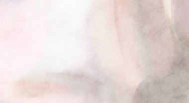 Pastel renklerde suluboya resim. Poster, duvar sanatı, afiş, kart, kitap kapağı ya da ambalaj için rahatlatıcı kompozisyonun yumuşak renkli çizimi. Modern fırça darbeleri resim.