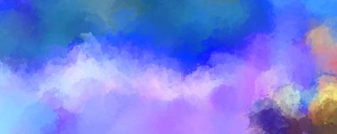 Sanatsal soyut arkaplan. Doku boyalı duvar kağıdı. Boya darbeleriyle yaratıcı bir illüstrasyon. Fırça desenli resim.