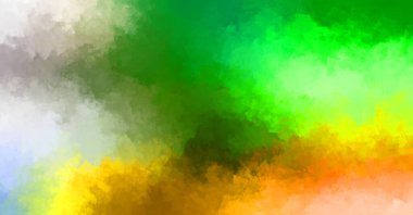 Yaratıcı soyut resim. Artistik fırça darbeleriyle donatılmış. Renkli ve canlı bir illüstrasyon. boyalı sanat.