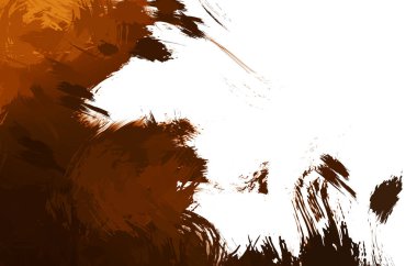 Duvar sanatı Eşsiz ve yaratıcı illüstrasyon. Fırça darbesi ile boyanmış. Renkli fırça darbelerinin soyut arkaplanı. Fırçalanmış canlı duvar kâğıdı. Boyalı sanatsal yaratım.