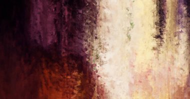 Modern sanat. Renkli çağdaş sanat eserleri. Renkli boya darbeleri. Soyut arkaplanda fırça darbeleri. Fırça boyası. Eşsiz duvar sanatı.