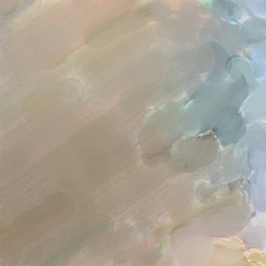 Çağdaş sanat. El işçiliğinin renkli dokusu. Modern resim. Yüzeyde suluboya vuruşlar. Sanatsal arkaplan resmi. Tablo üzerinde soyut resim. Fırça darbeleri. 