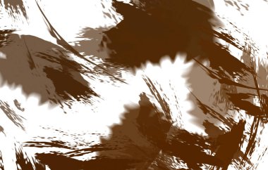 Renkli fırça darbelerinin 2B çizimi. Dekoratif doku resmi. Canlı boya desenli arka plan. Kaotik fırça darbeleri resim.