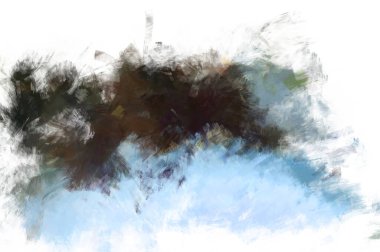 Taranmış Boyalı Soyut Arkaplan. Fırça darbesi ile boyanmış. Sanatsal canlılık ve renkli duvar kağıdı.