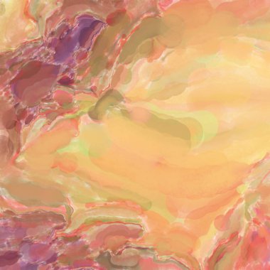 Soyut doku. Yüzeyde etkileyici el yapımı suluboya. Suluboya fırça darbeleri. Modern sanat. Çok renkli arkaplan. Çağdaş duvar sanatı. Renkli bir fon. 2d illüstrasyon.